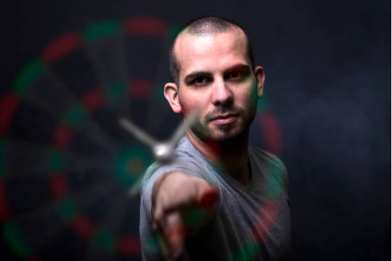 Dartboard Throwing Motion Breakdown