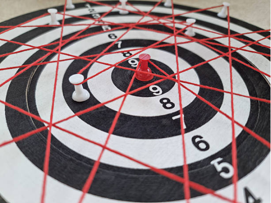 Dart Board Visual Guidance Training Sticker Gameplay