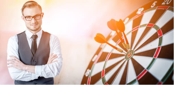 Dart Board training program: a three-stage progression from beginner to expert.