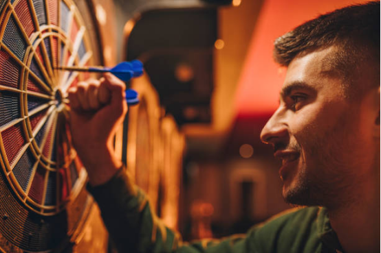 Player feeling Dart board rebound during focused practice